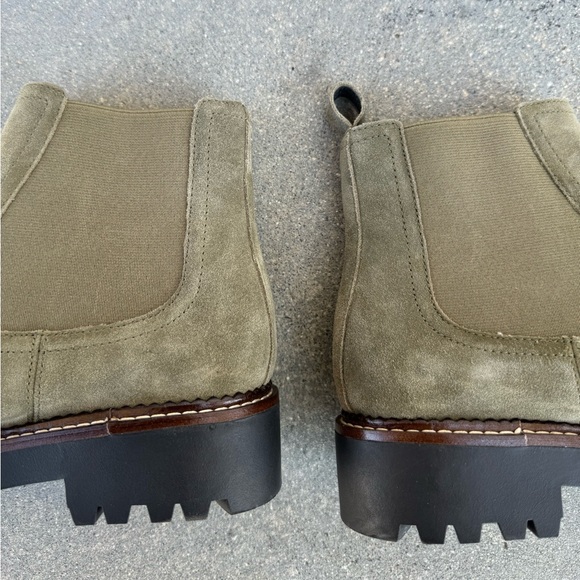 Caslon Miller Chelsea Ankle Boots Olive Green Women 6.5 US - Picture 5 of 5